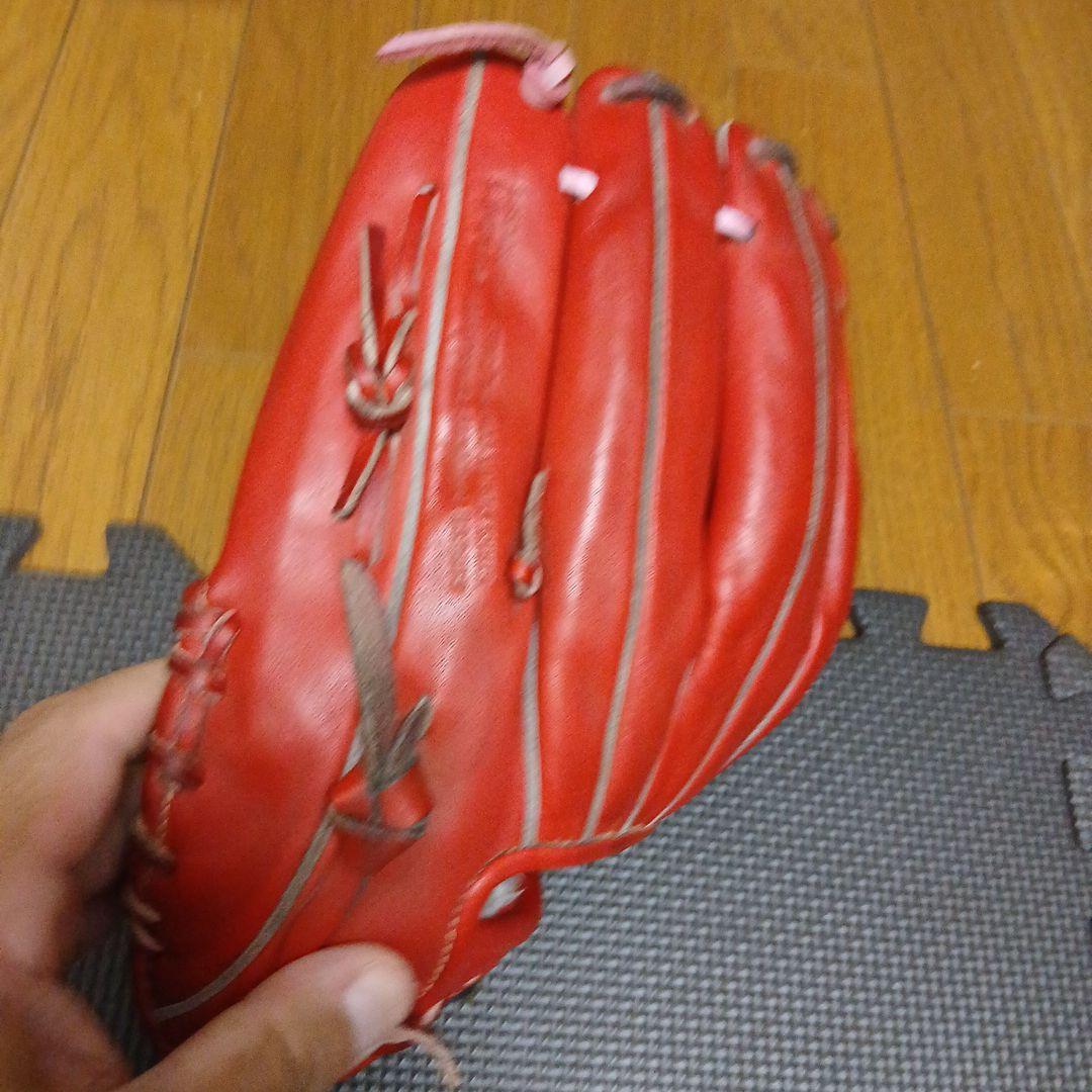 Global Elite 軟式グローブ 赤