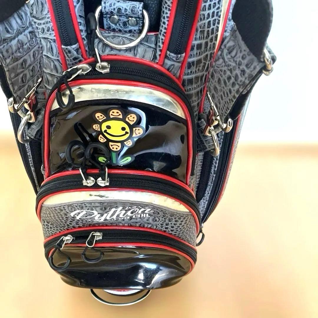 大阪キング、elitegrips キャディバッグ クロコダイル柄 2022