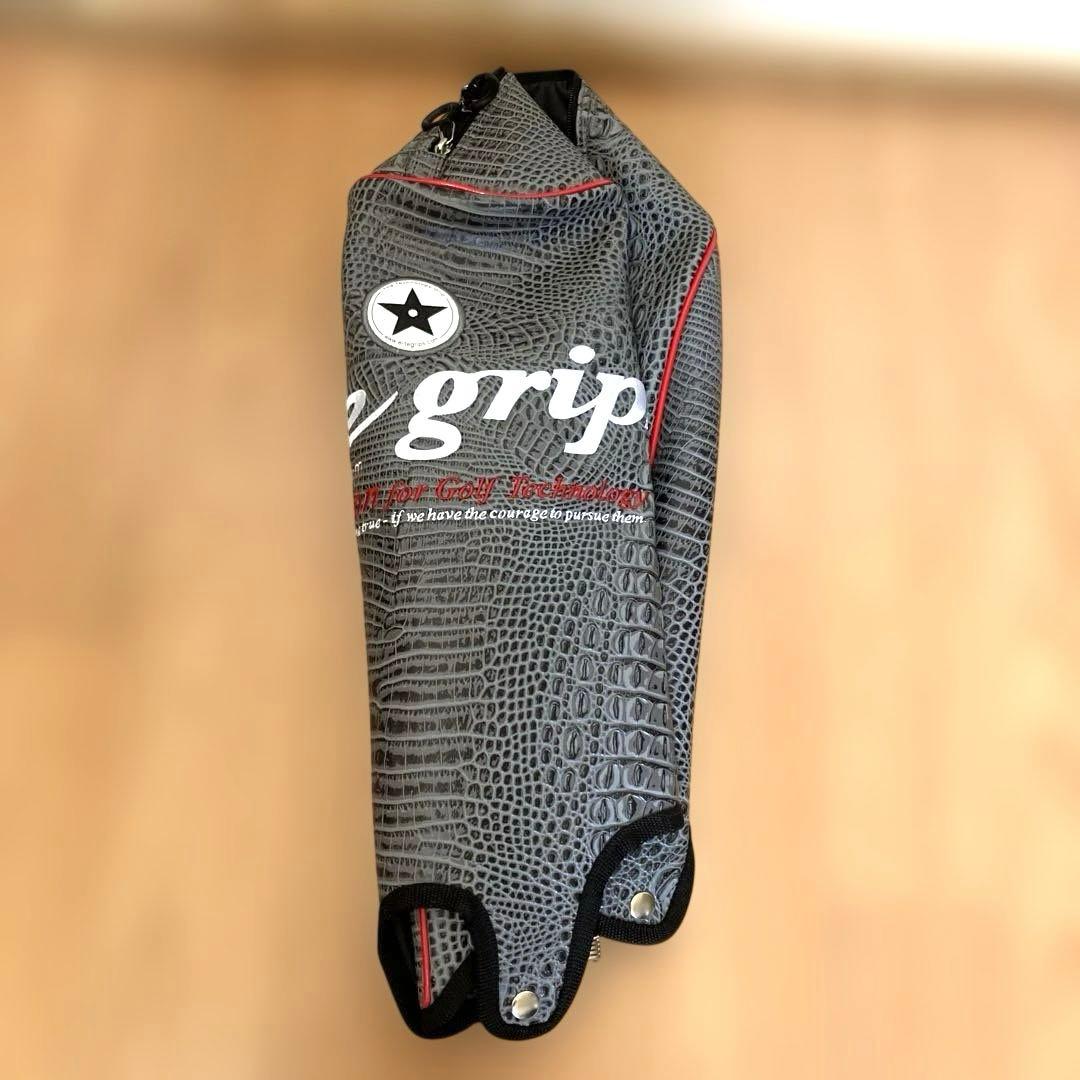 大阪キング、elitegrips キャディバッグ クロコダイル柄 2022