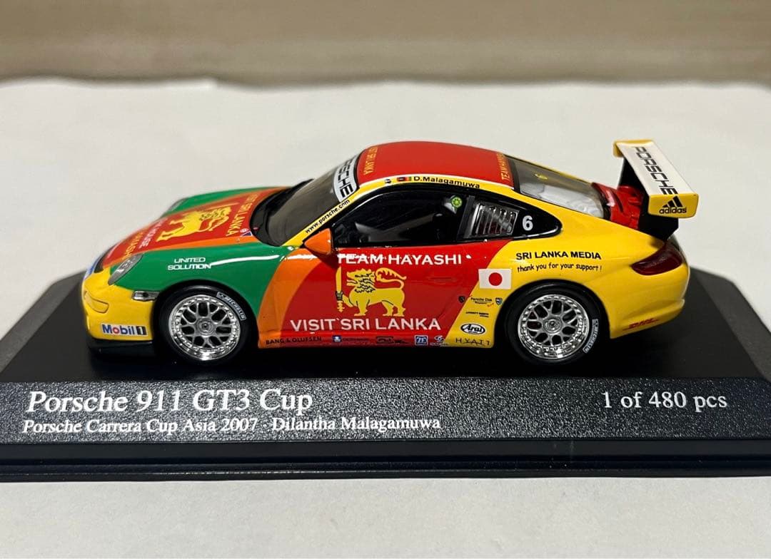 PMA 1/43 ポルシェ911 GT3 カレラ カップ 2007
