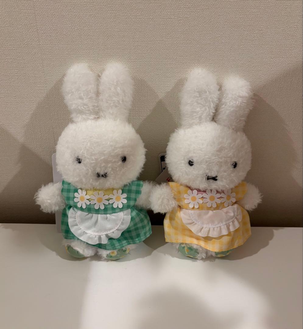 Flower Miffy ほわほわマスコット カモミールエプロンドレス