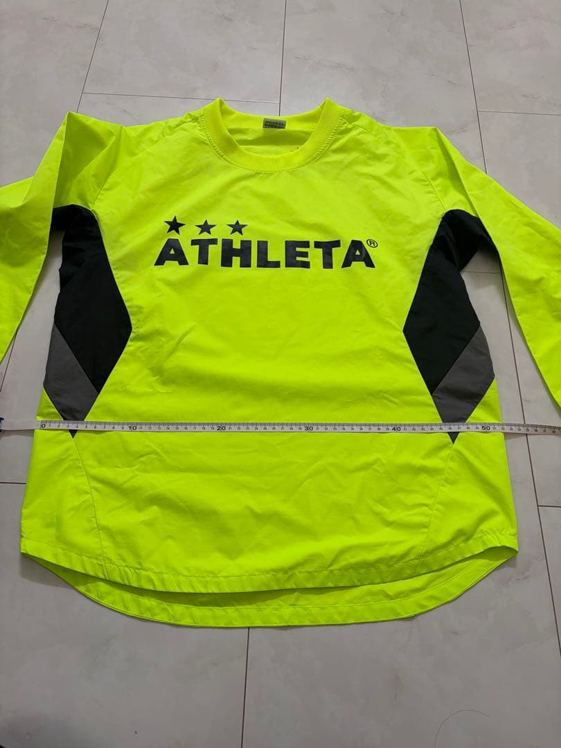 ATHLETA 蛍光イエロー ロングスリーブ Mサイズ