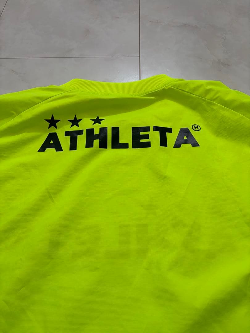 ATHLETA 蛍光イエロー ロングスリーブ Mサイズ