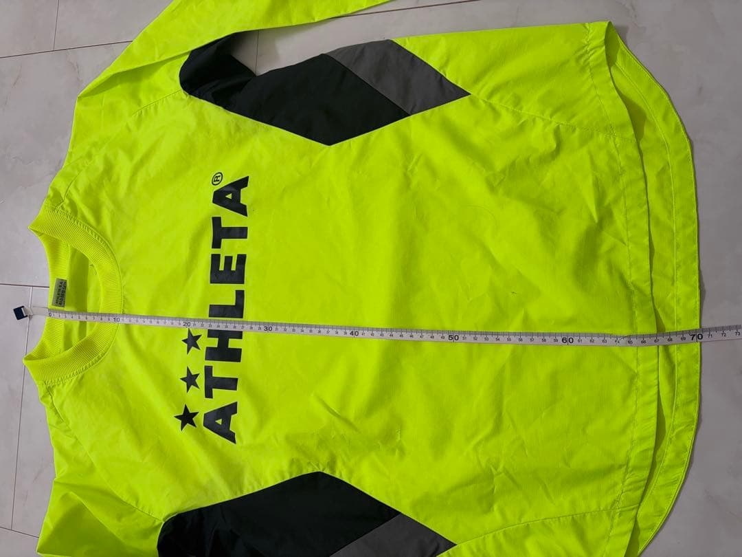 ATHLETA 蛍光イエロー ロングスリーブ Mサイズ