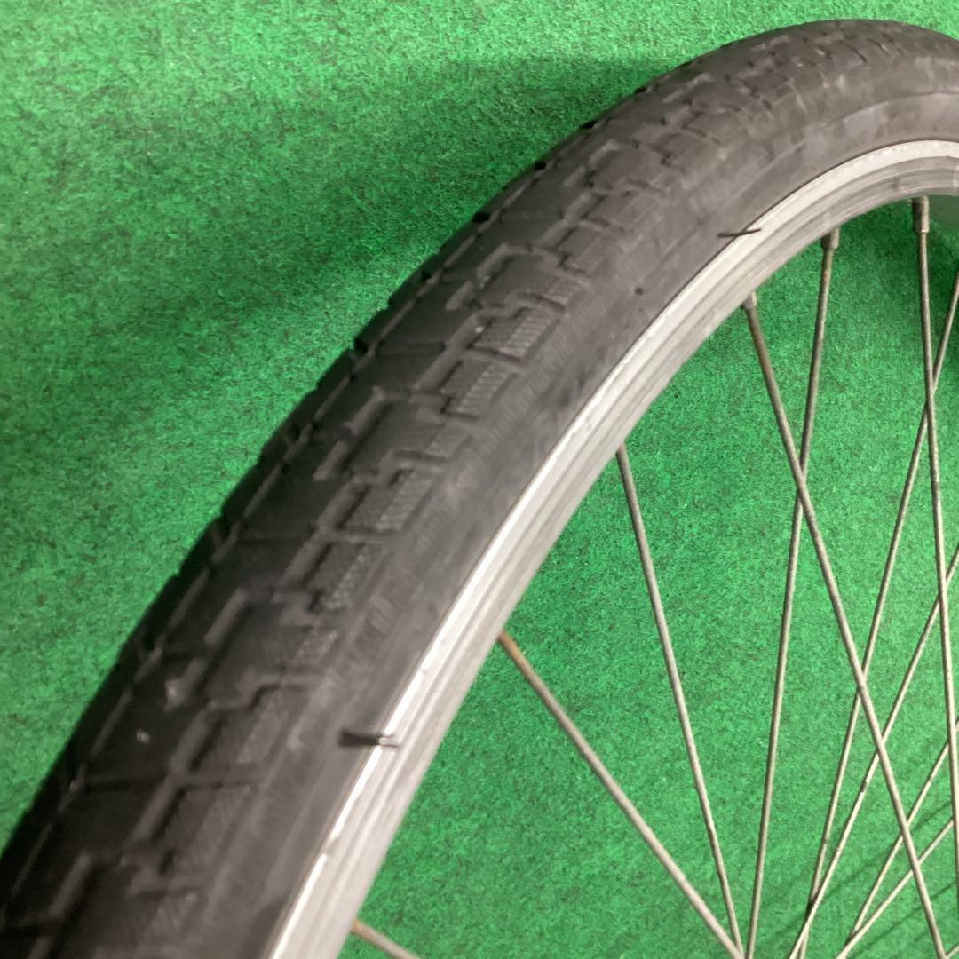 ステンレスリム 前輪 26x1-3/8 タイヤ付　26インチ　フロント