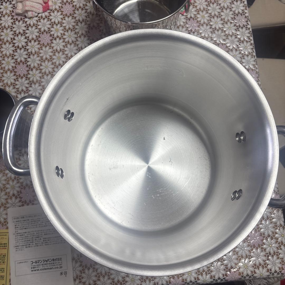 激レア　Coleman Frontier Pot 大容量 アルミ製