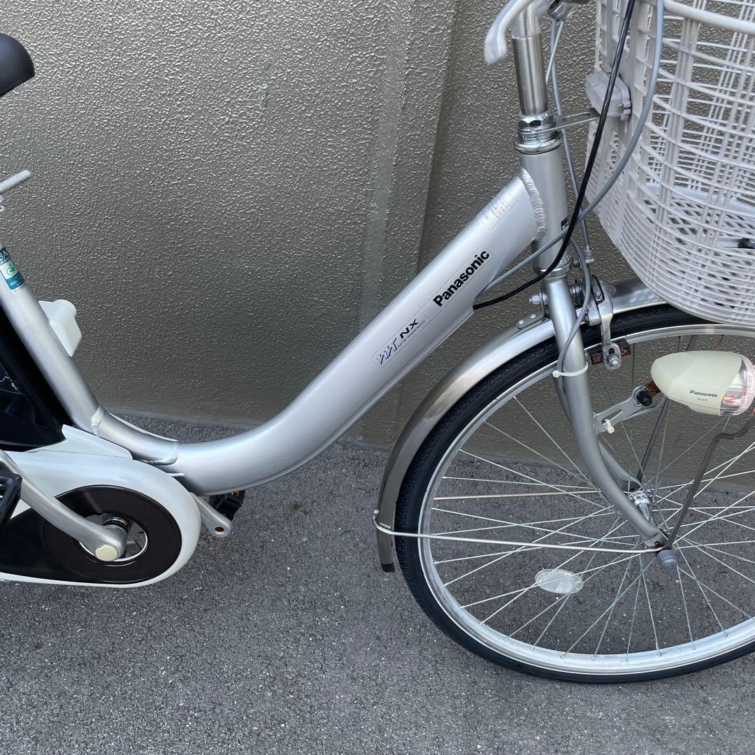パナソニック電動アシスト自転車26インチシルバー