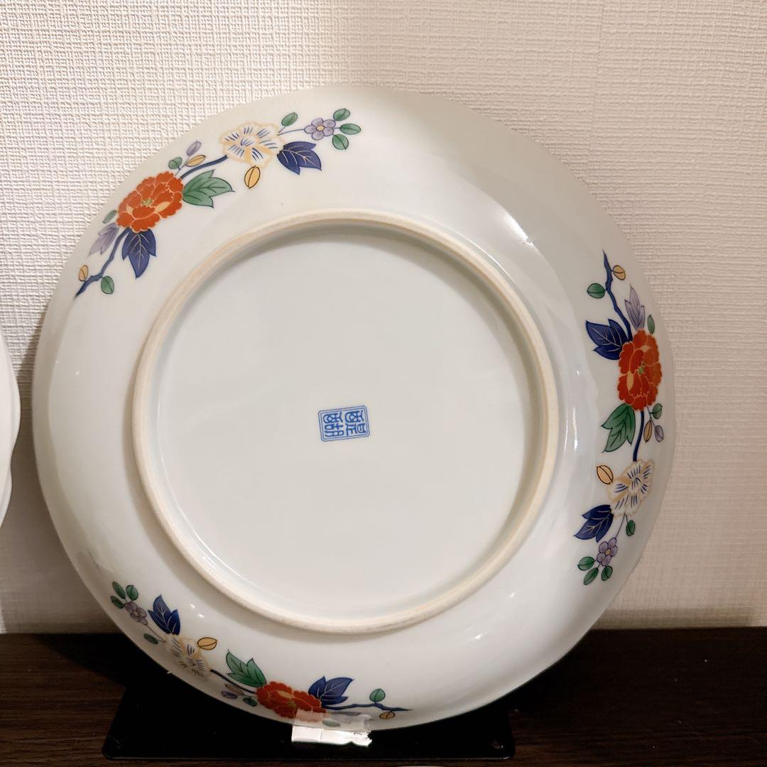有田焼　醍醐窯　古伊万里　大皿　4枚セット　直径22cm