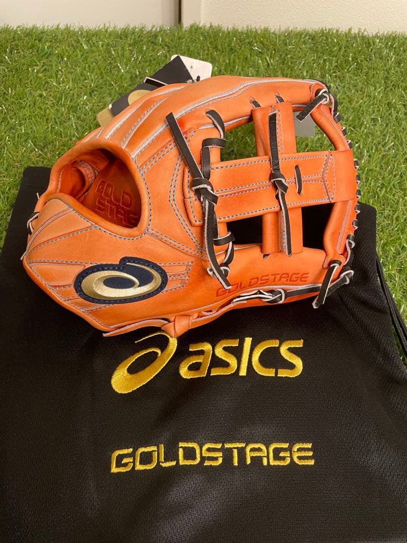 新品　アシックス　硬式 グローブ 内野手GOLDSTAGE i-Pro