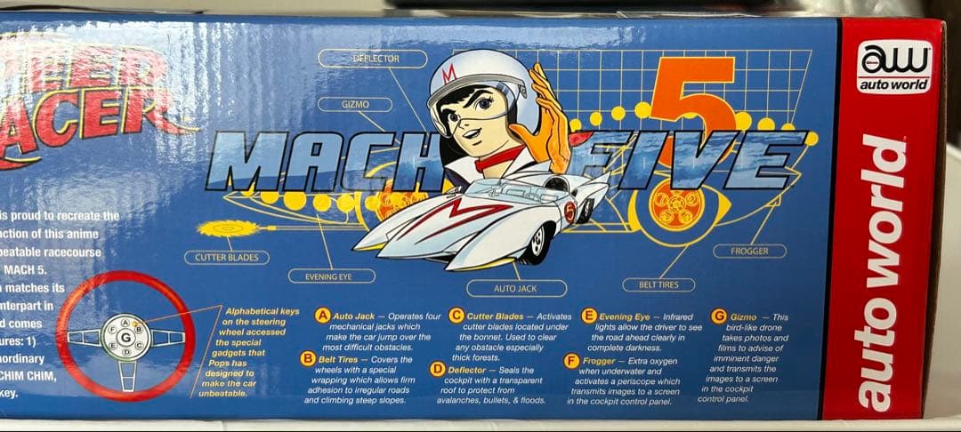 スピード・レーサー MACH 5 1/18 マッハGOGOGO 新品未開封品