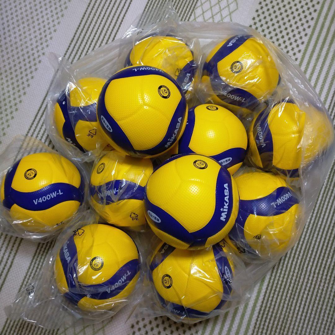 ミカサ軽量バレーボール【12球セット】小学生検定4号試合球