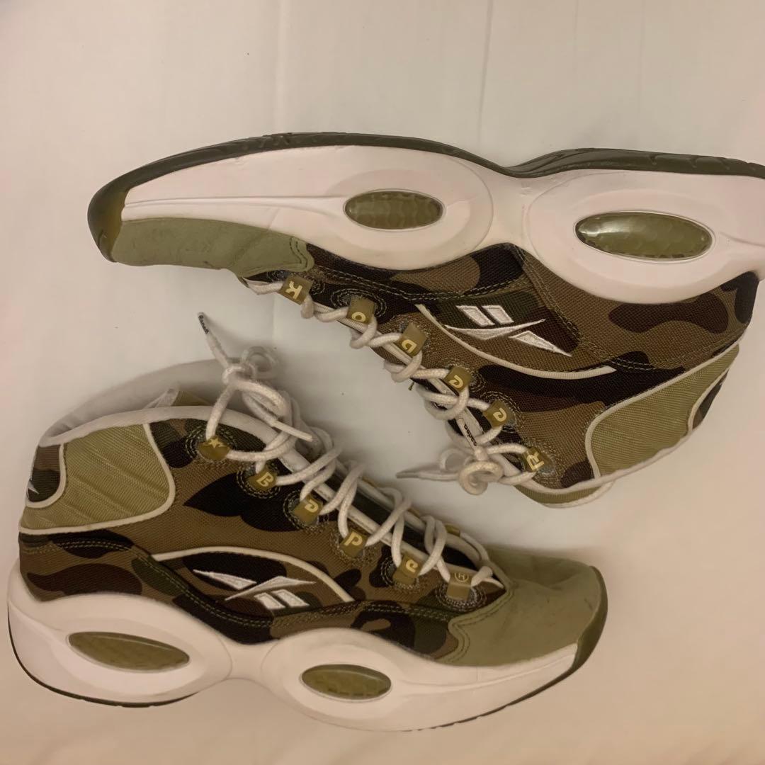 ABathingApeリーボックIversonクエスチョン28.5cm