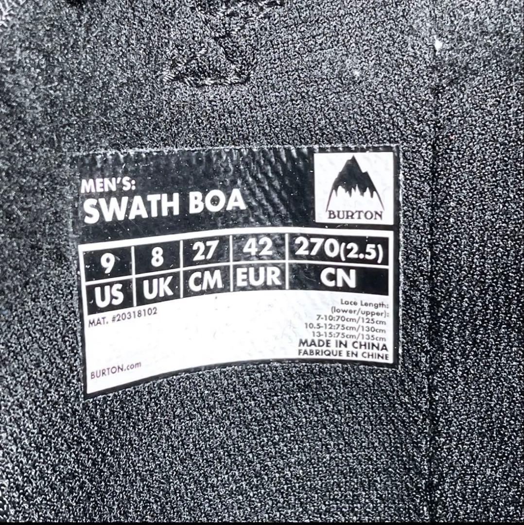 BURTON SWATH BOA27センチ