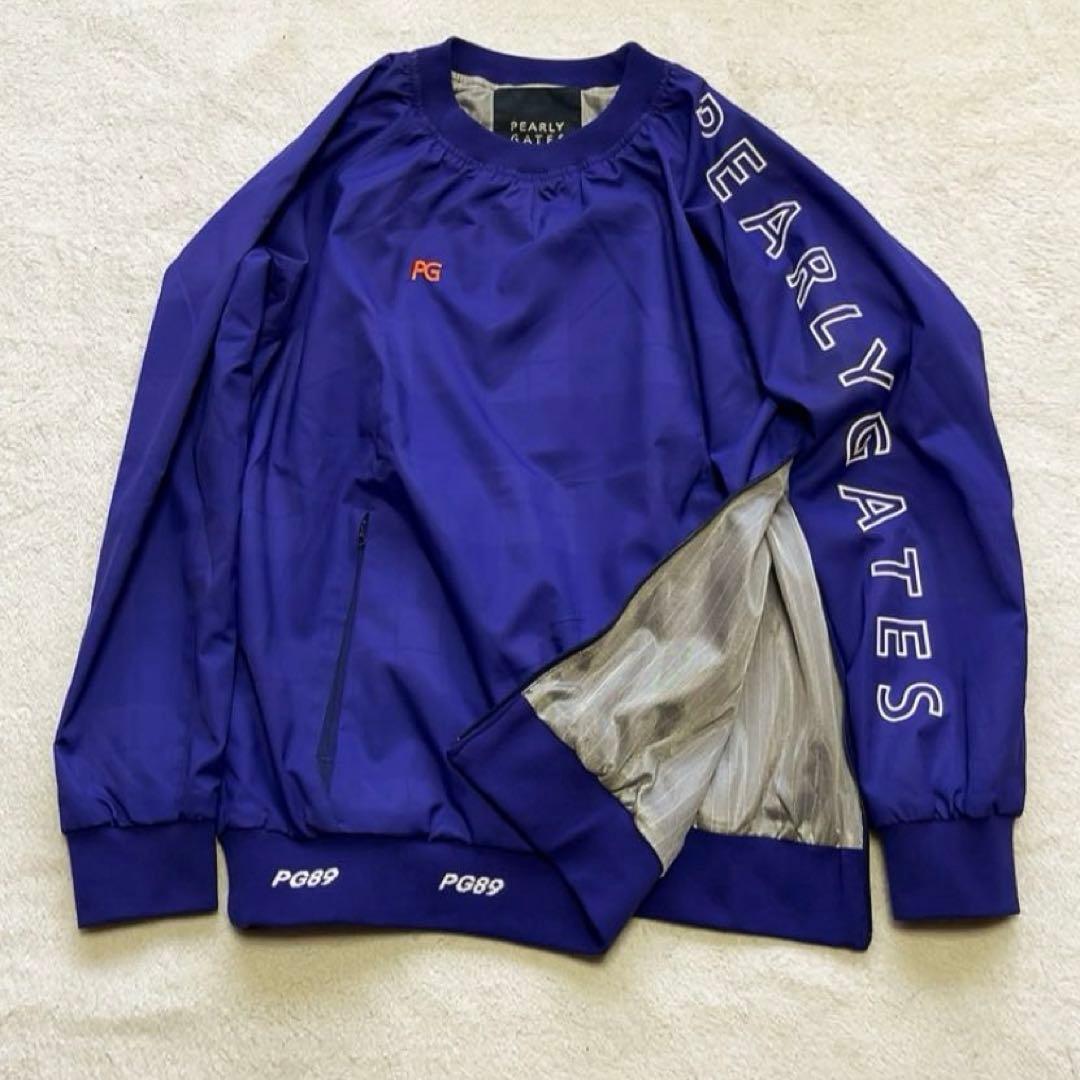 極美品　近年モデル　パーリーゲイツ　蓄熱裏地　スニード　ブルー系