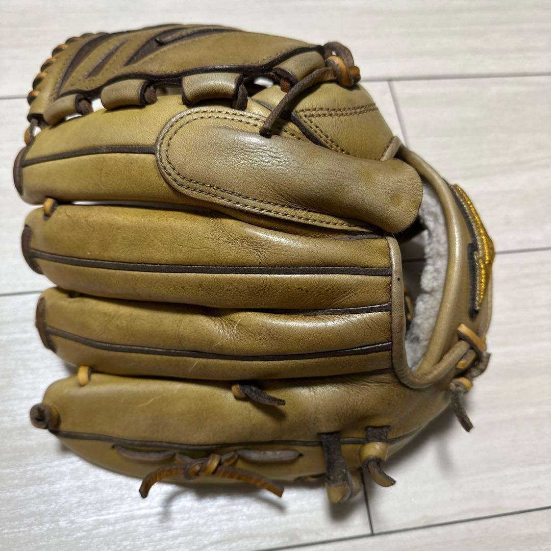 【良型】Mizuno Pro 硬式投手用グローブ イエロー