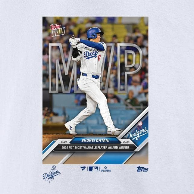 838枚限定/再生産無し 大谷翔平 topp MVP 公式 Tシャツ　S