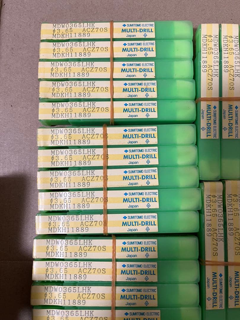 超硬ドリルSUMITOMO MULTI DRILL 3.65mm 27本セット