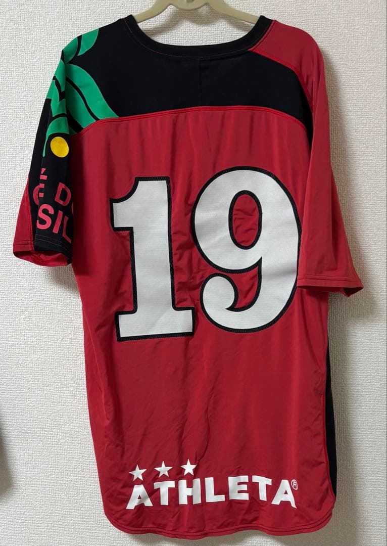 ATHLETA アスレタ 19番 ゲームシャツ サッカー Tシャツ Lサイズ