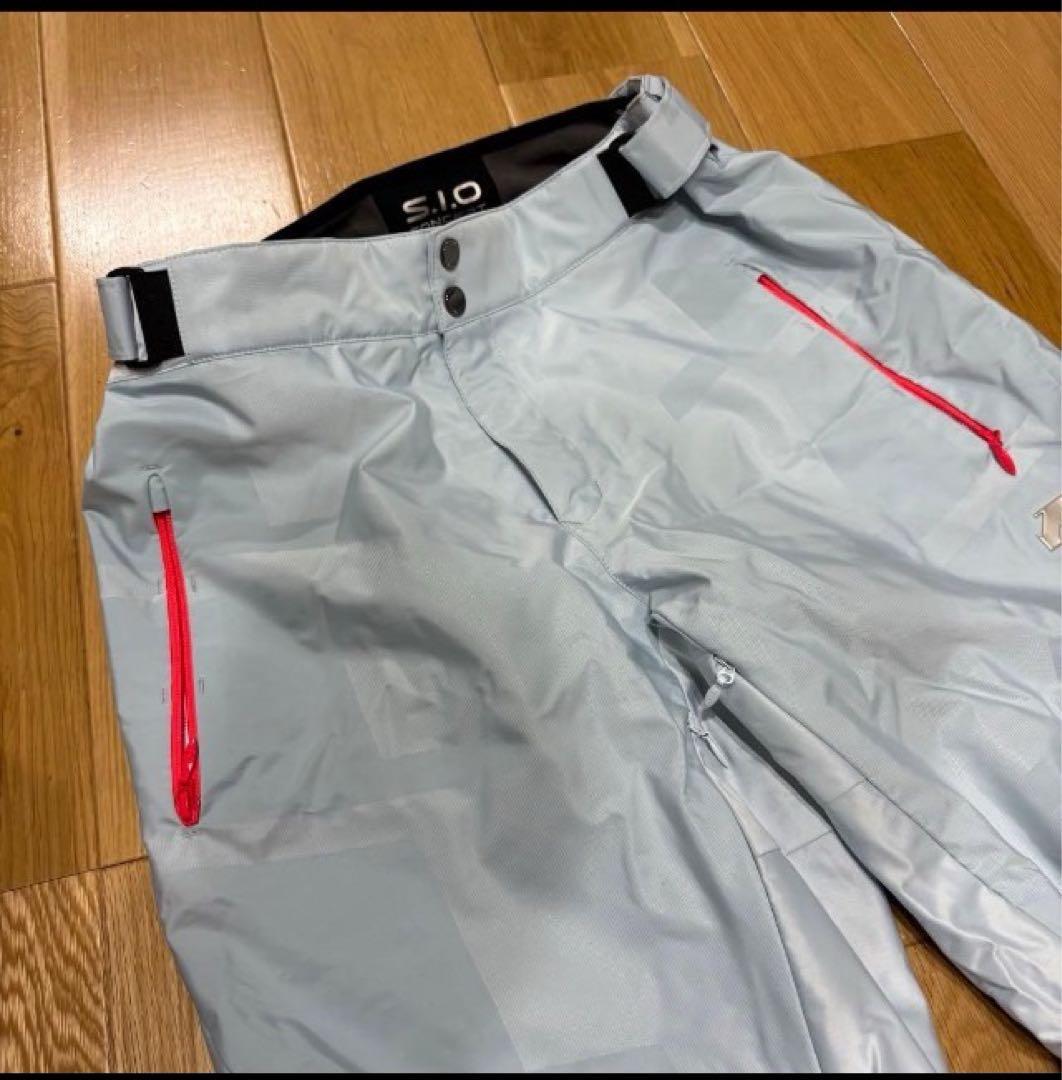 DESCENTE スキーウェア クリスタルホワイトジャカード