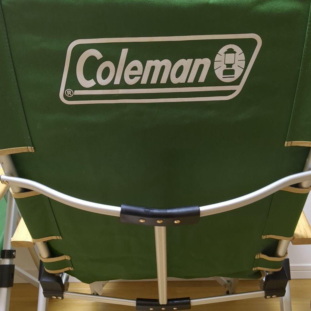 Coleman 折りたたみチェア 緑 2脚セット