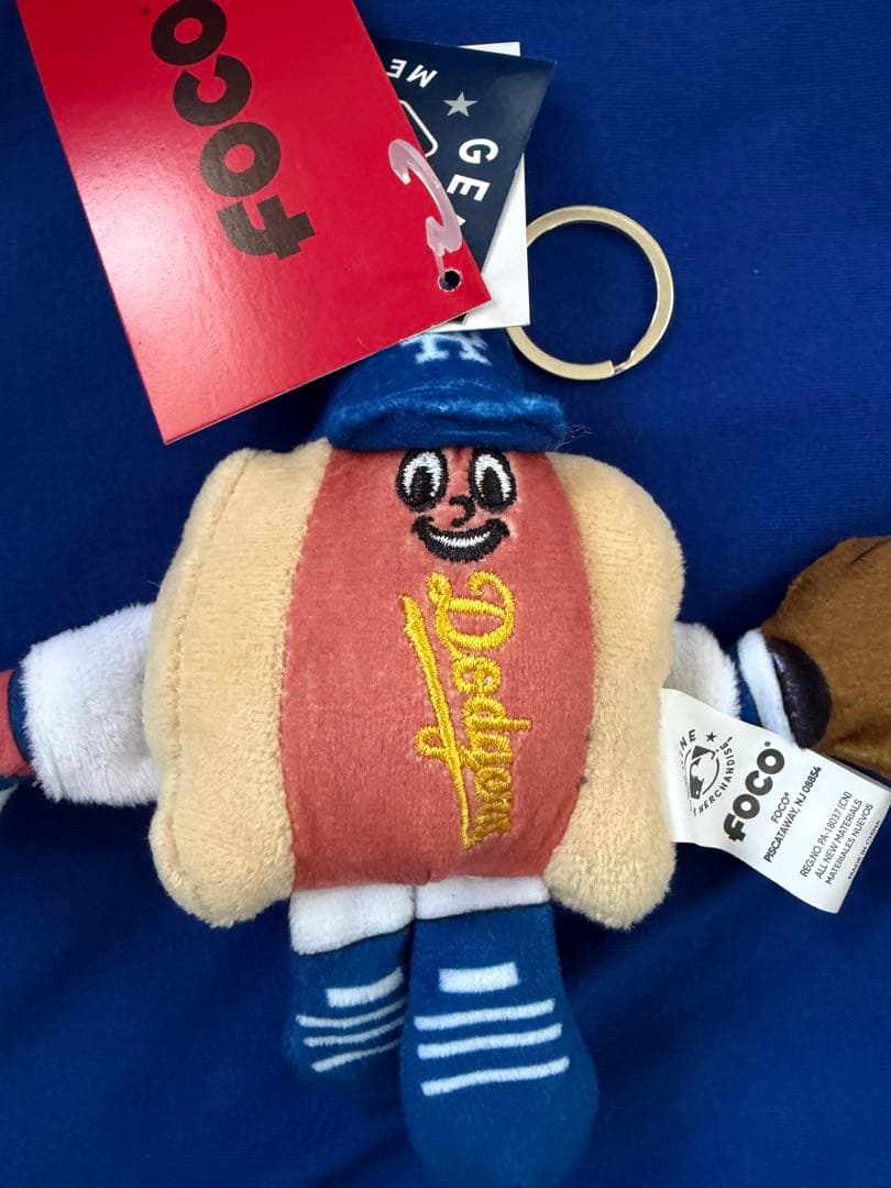 【ドジャースタジアム購入】“激レア”ドジャードッグぬいぐるみ キーホルダー正規品