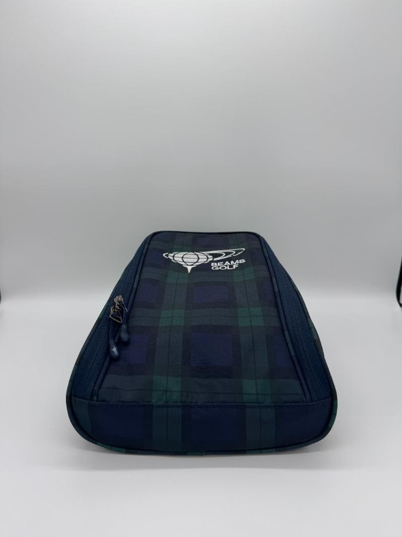 【美品】BEAMS GOLF ビームスゴルフ ブラックウォッチ シューズケース