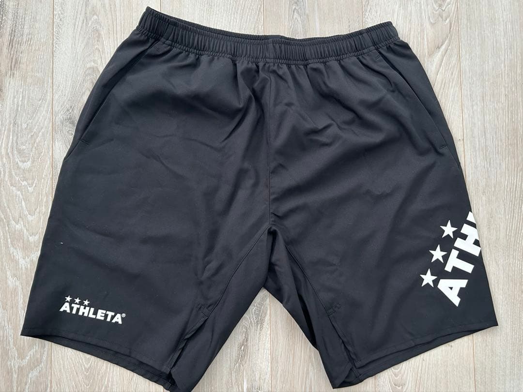 ATHLETA 黒 ハーフパンツ Tシャツ セット　サイズO 試着のみ