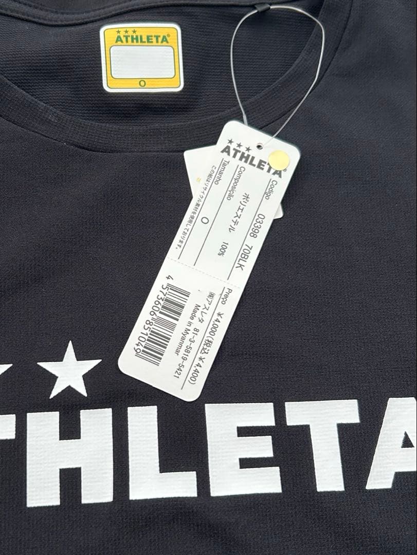 ATHLETA 黒 ハーフパンツ Tシャツ セット　サイズO 試着のみ