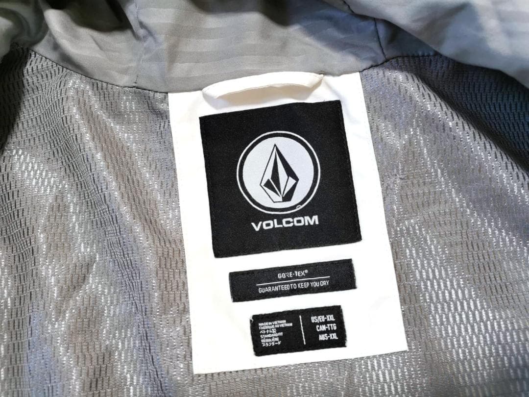 スノボジャケットボルコム GORE-TEX 白 XXL VOLCOM