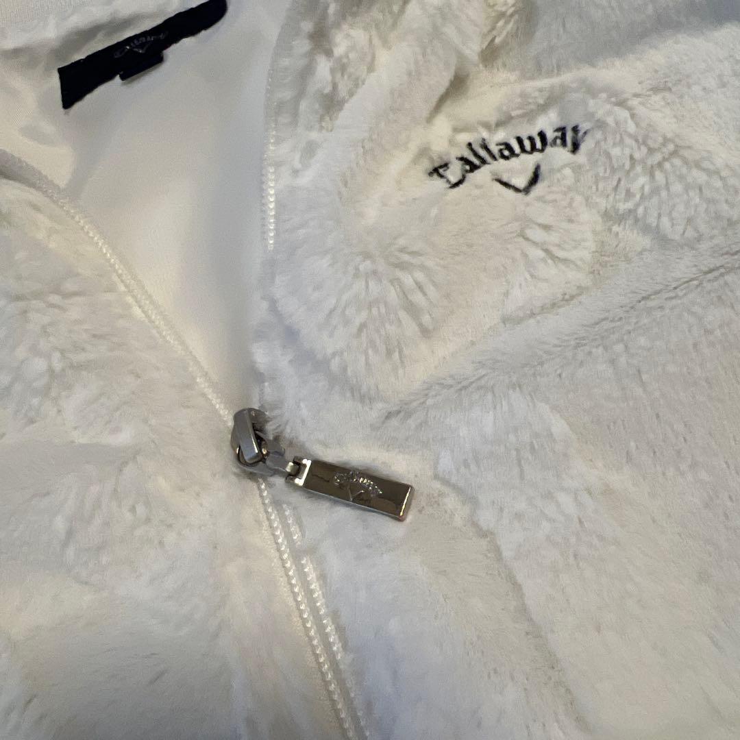 極美品✨ふわふわ　callaway キャロウェイ　フルジップ　ファーベストS