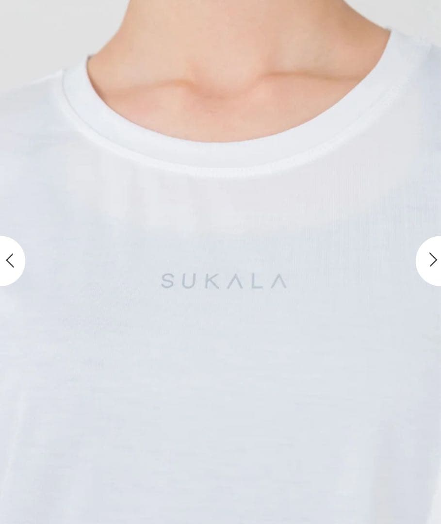 【sukala】ベーシックリブブラトップとイレギュラーヘムTee