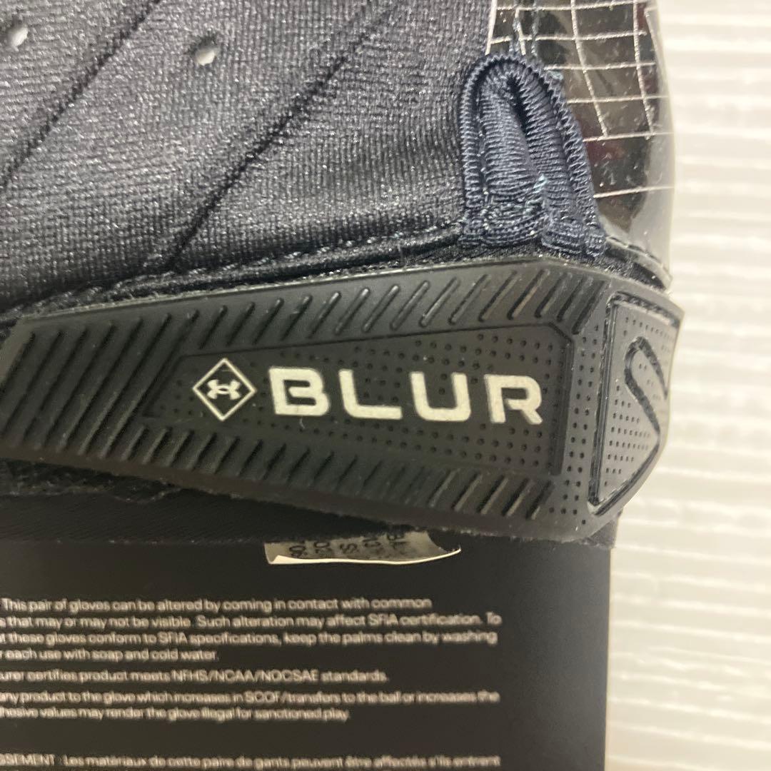 送料無料 新品 underarmour アメフト グローブUA BLUR XL