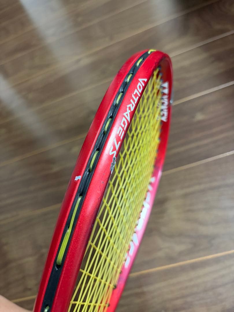YONEX テニスラケット 赤 ケース付き