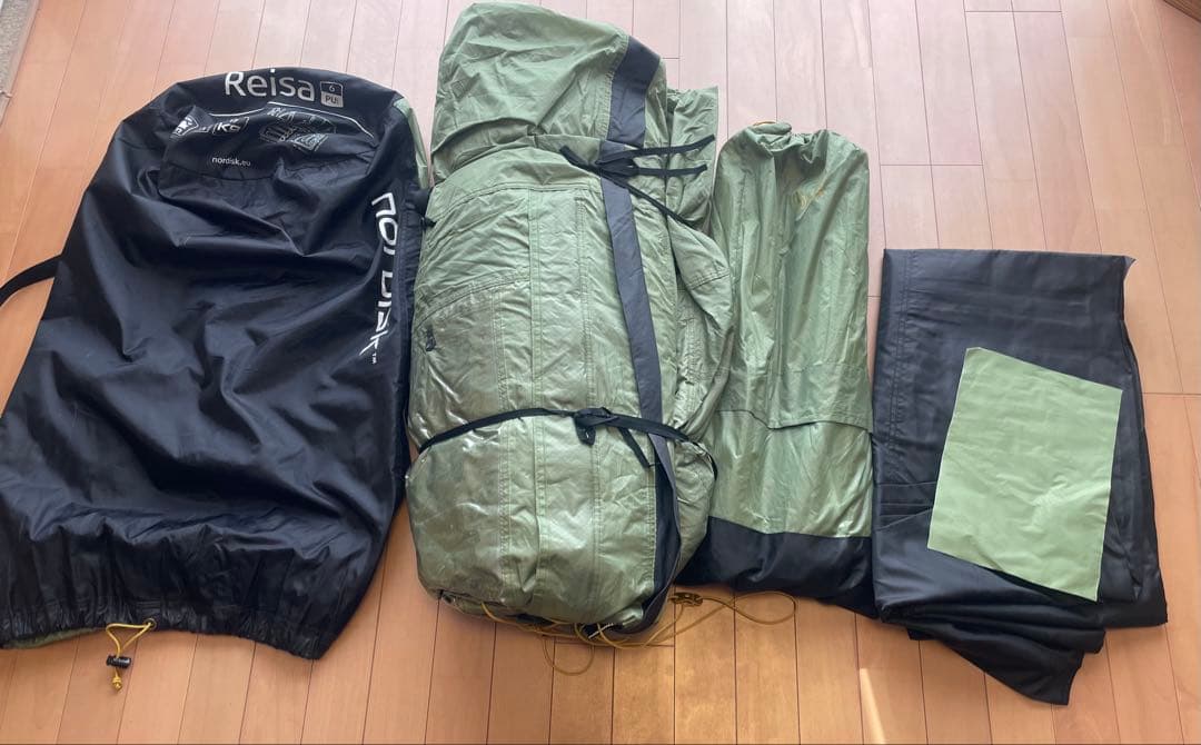 Nordisk Reisa6レイサ6 ダスティグリーン テント ノルディスク