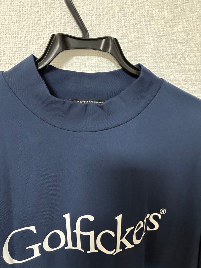 未使用　ゴルフィッカーズgolfickers Mock Neck -Navy