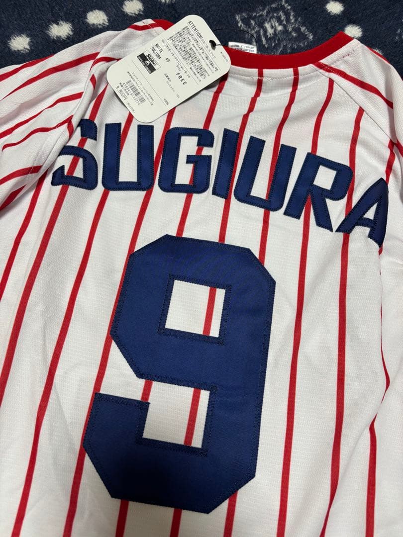 東京ヤクルトスワローズ 杉浦享 復刻 ユニフォーム フリーサイズ