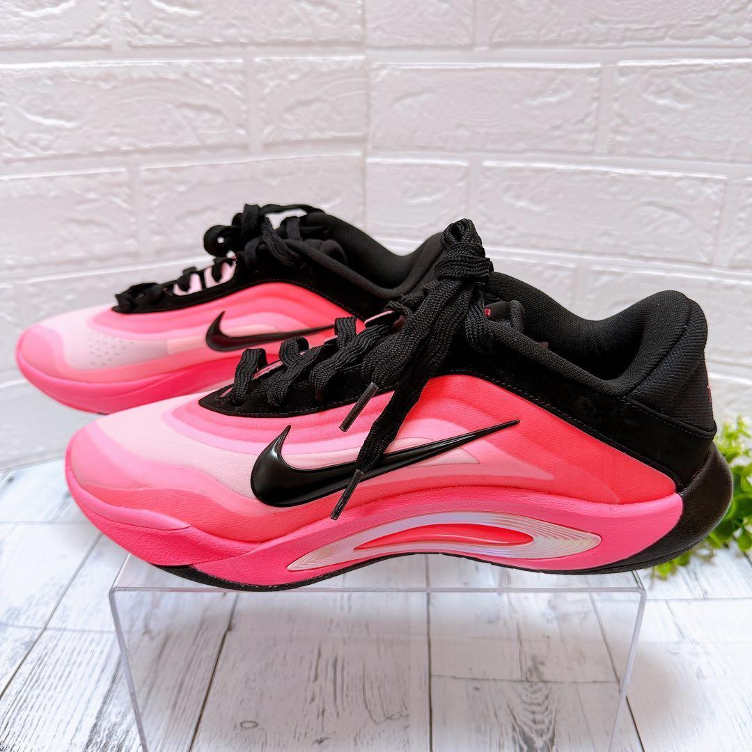 NIKE⭐️A'ONE EP 26.5cm ブラック/ピンク バッシュ バスケ