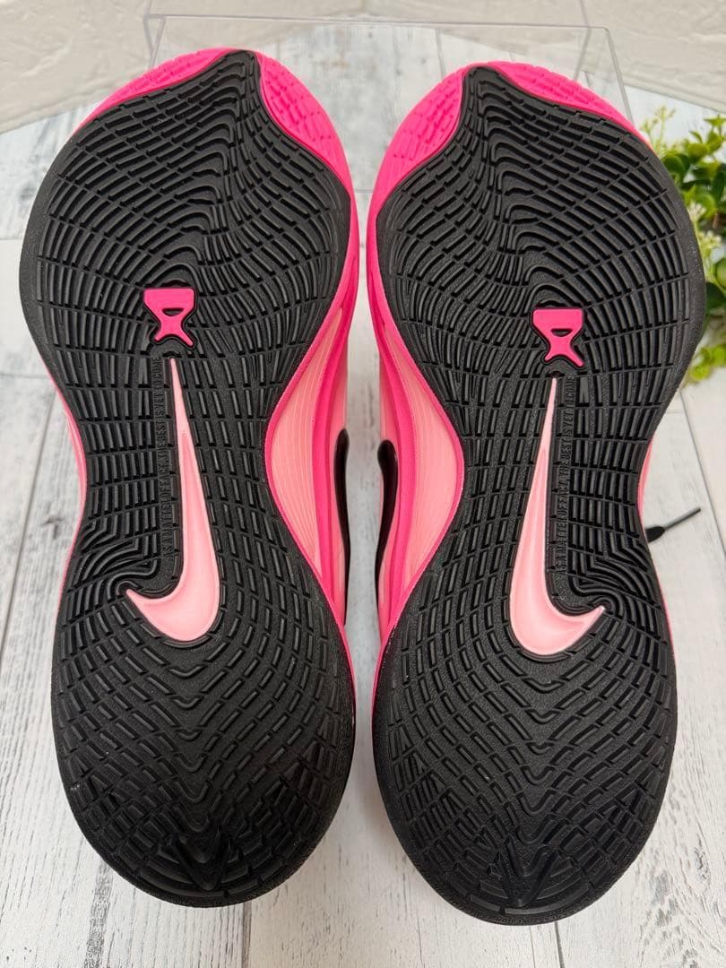 NIKE⭐️A'ONE EP 26.5cm ブラック/ピンク バッシュ バスケ