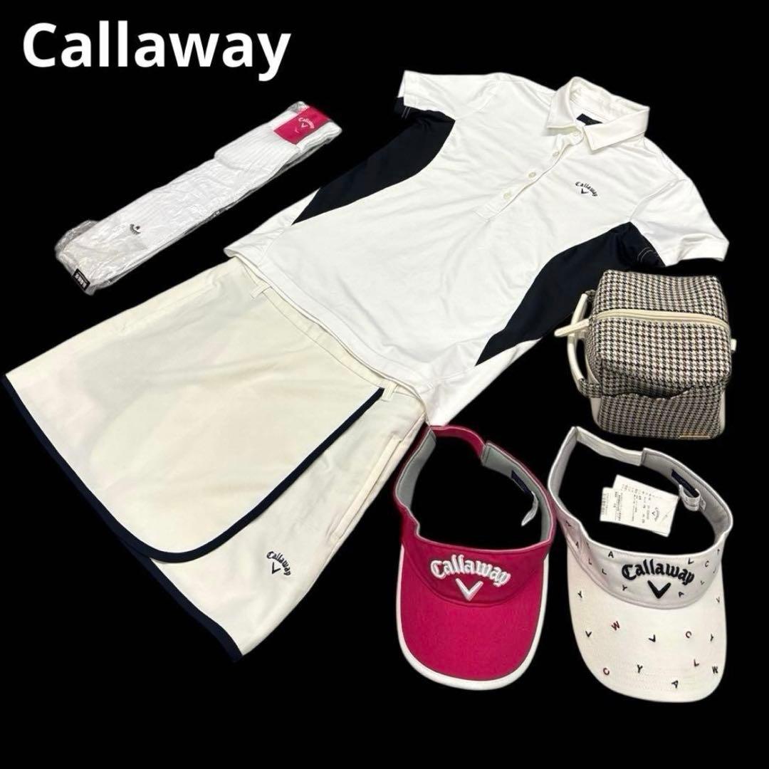 未使用キャロウェイCallaway　ゴルフウェア　サンバイザー　ソックス　セット