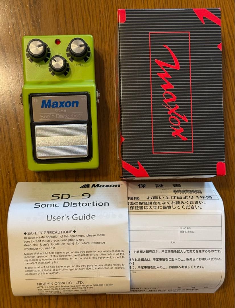 【新同】 Maxon SD-9 Sonic Distortion SD9