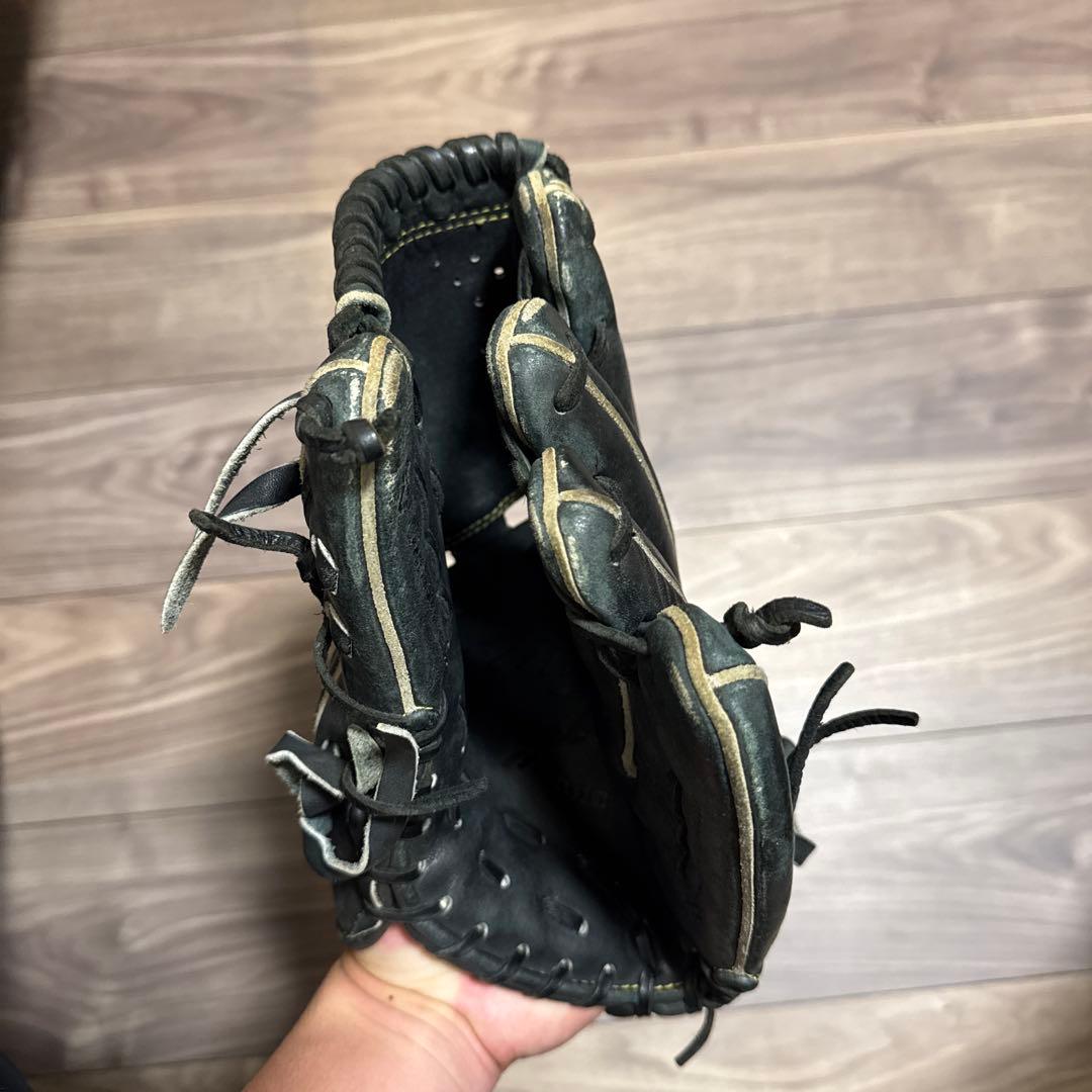 Mizuno Pro 硬式野球グローブ 投手用 右投げ用 ブラック