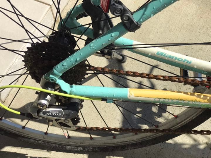 Bianchi 自転車本体　部品取り