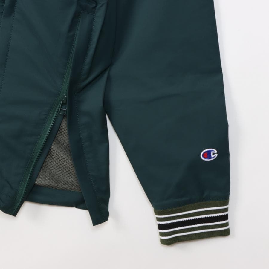 【XL】定価17380円 チャンピオンゴルフ 裏起毛メッシュVネックジャケット緑