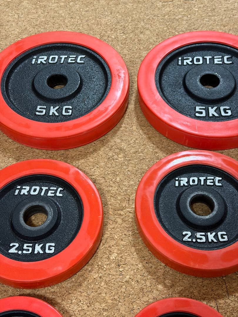 ラッコ様【2個目】20kg×2個セット40kg IROTECラバーダンベル可変式