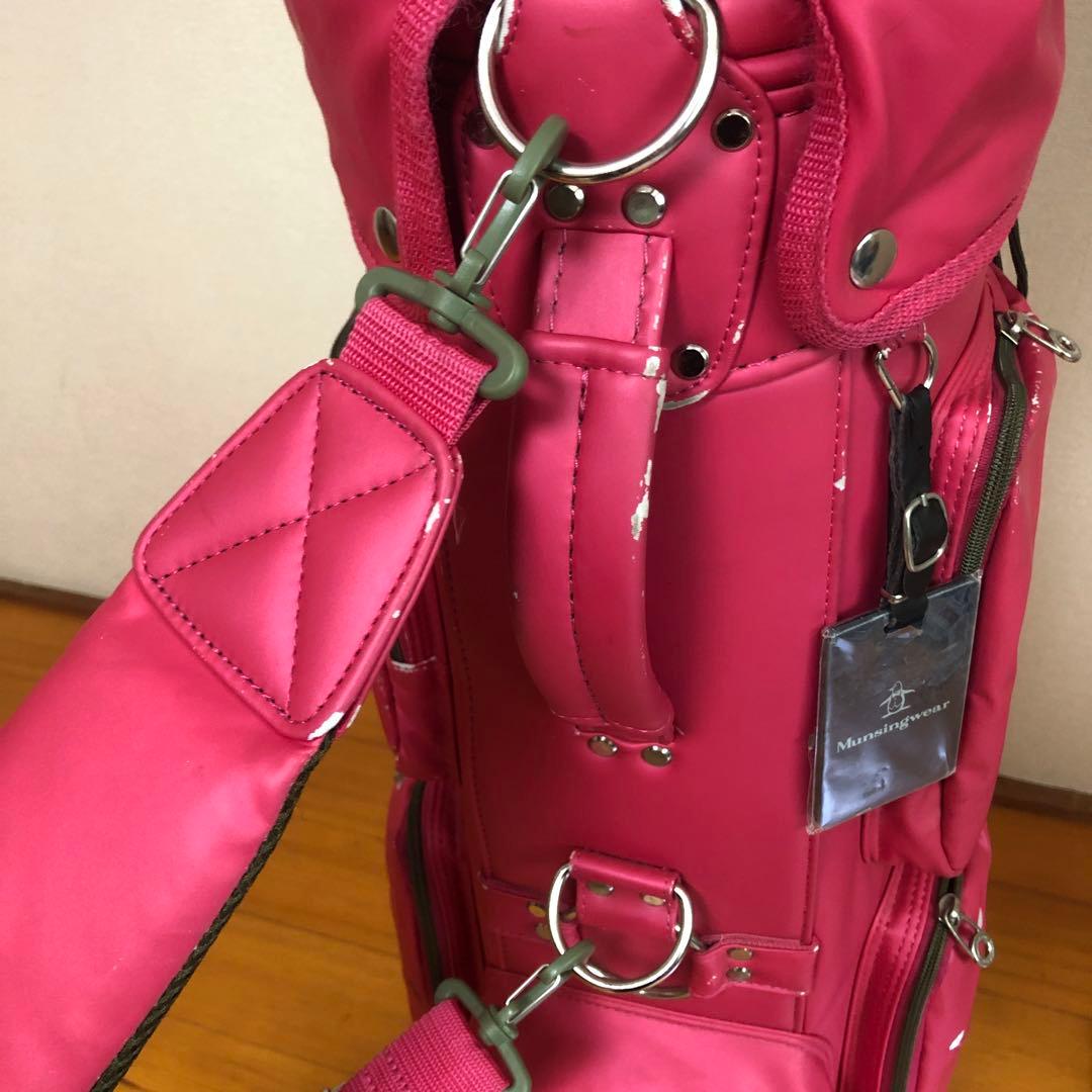 マンシングウェア Munsingwear キャディバッグ ピンク レディース