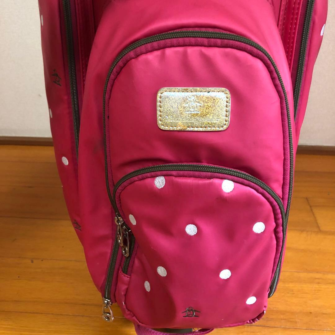 マンシングウェア Munsingwear キャディバッグ ピンク レディース