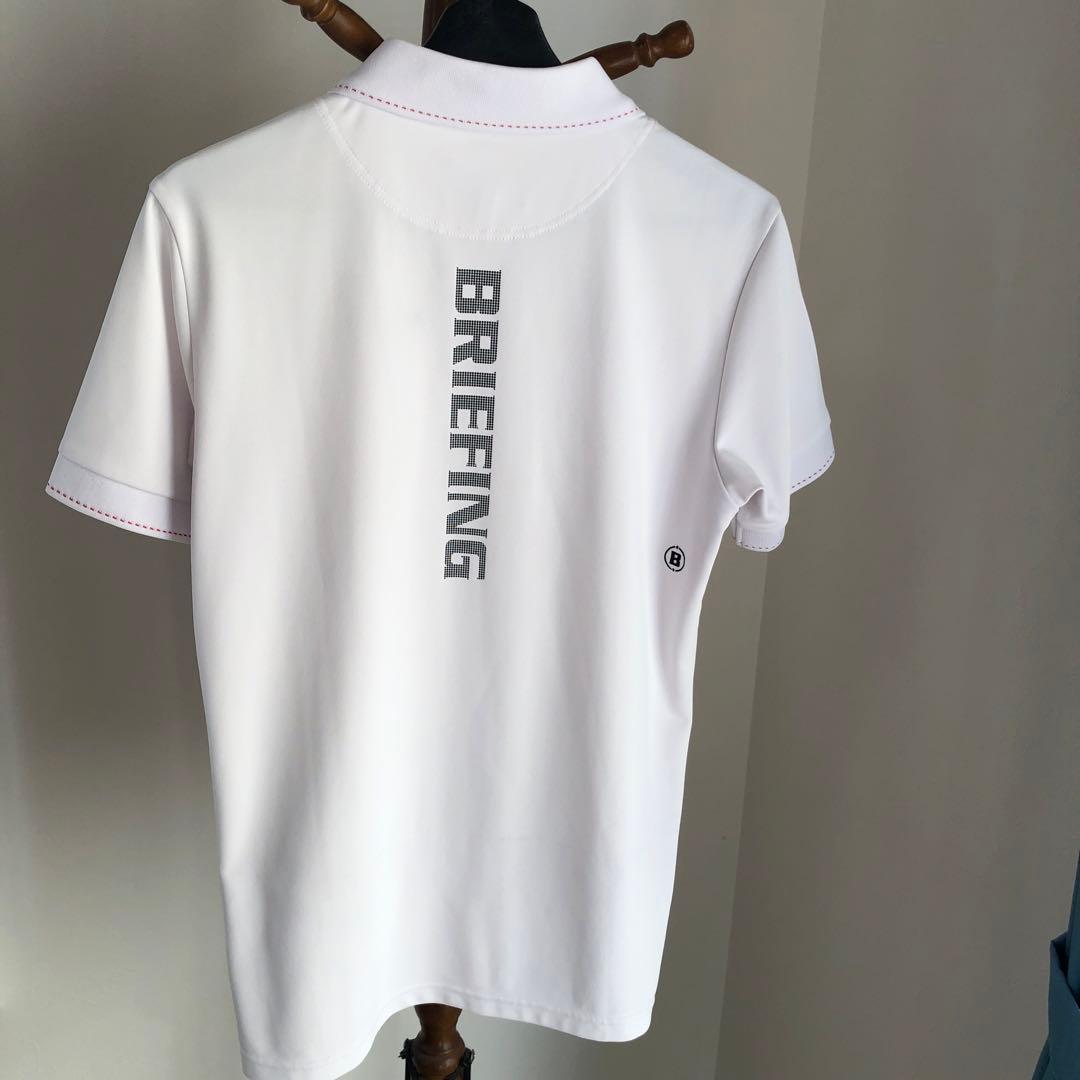 BRIEFING ホワイト ポロシャツ (美品)