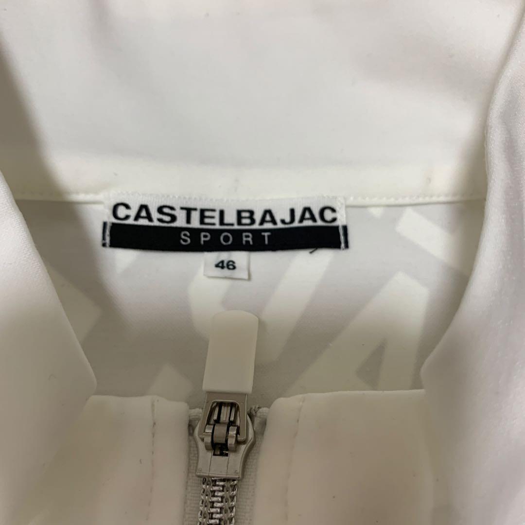 CASTELBAJAC ホワイト ジップアップジャケット春夏用