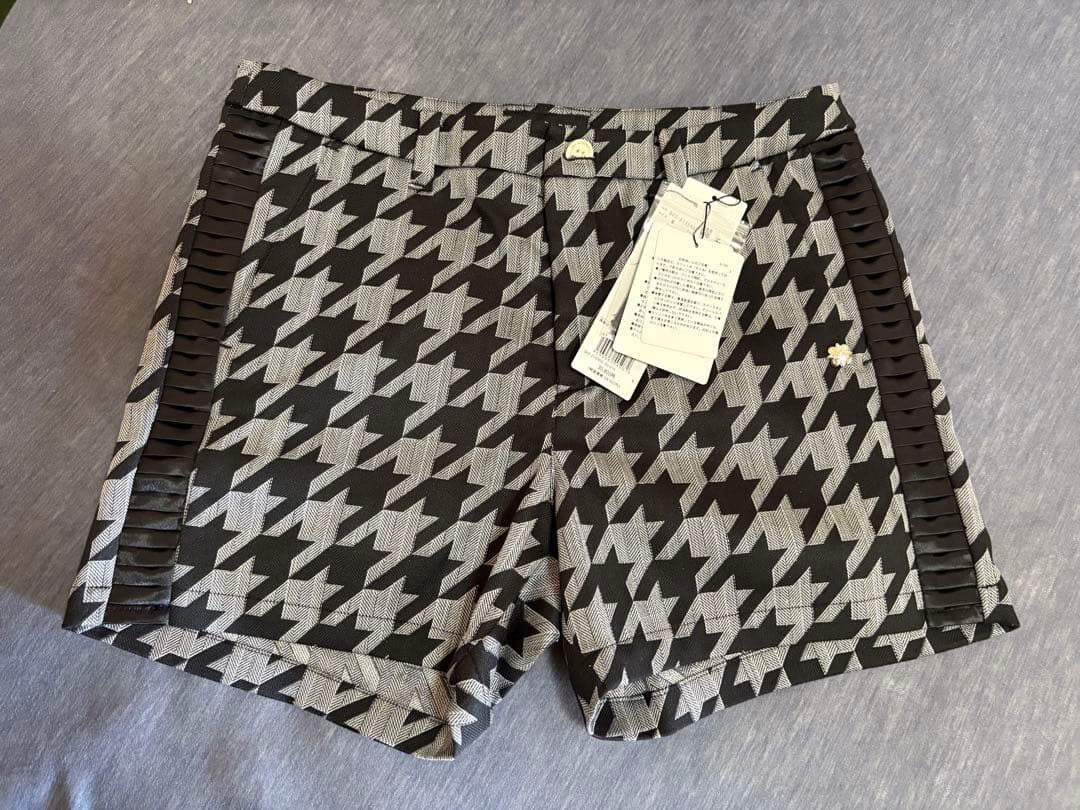 【新品・2万円値引き】SANDREWS ハウンドトゥース柄 高級パンツ