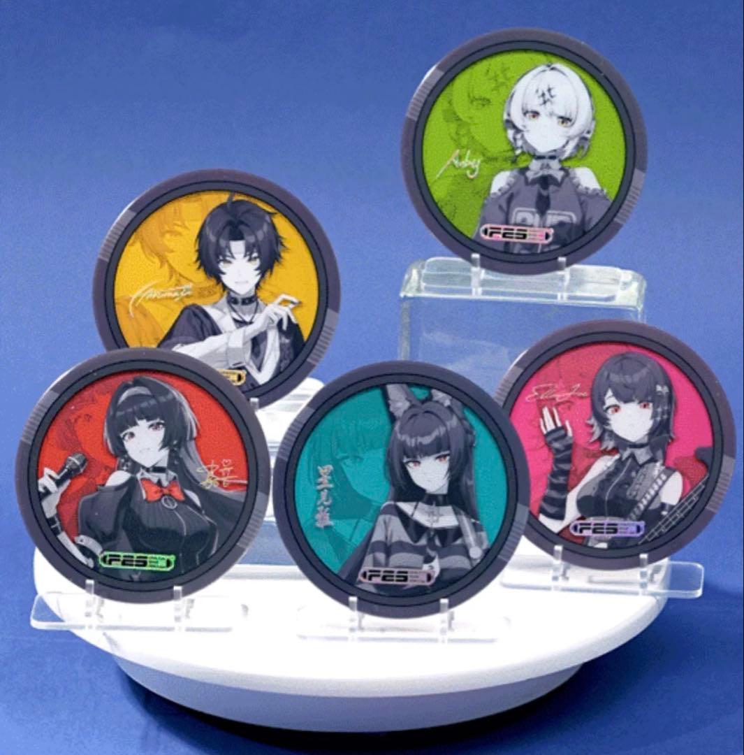 ゼンレスゾーンゼロ 2025FES アクリルコースター 5個セット 限定・新品